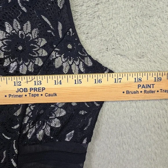 En Focus Studio Maxi Dress Womens 6 Floral Lace Mermaid Formal Prom Statement - Picture 11 of 16